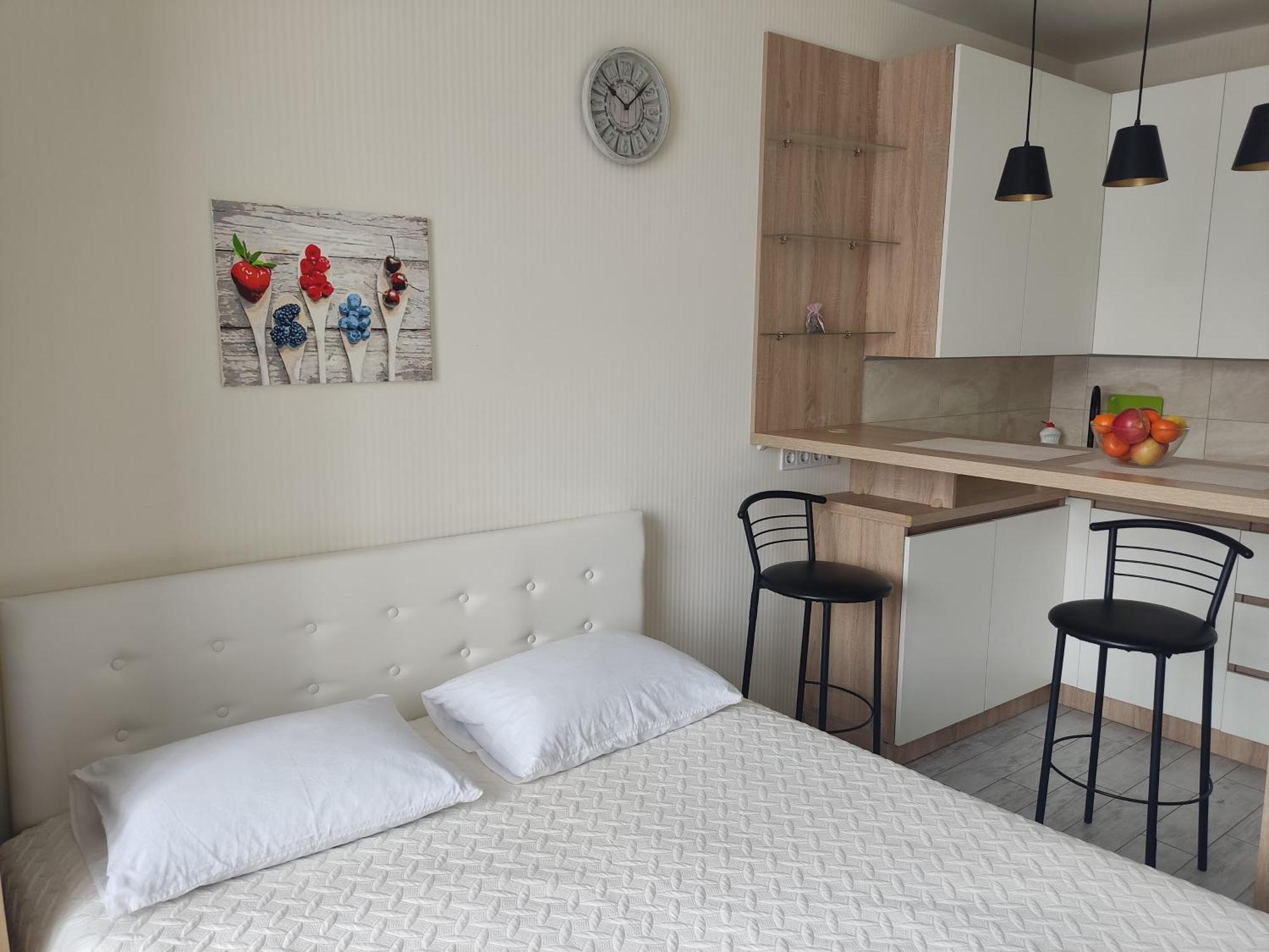 Apartment Kiev Studio With City View ภายนอก รูปภาพ